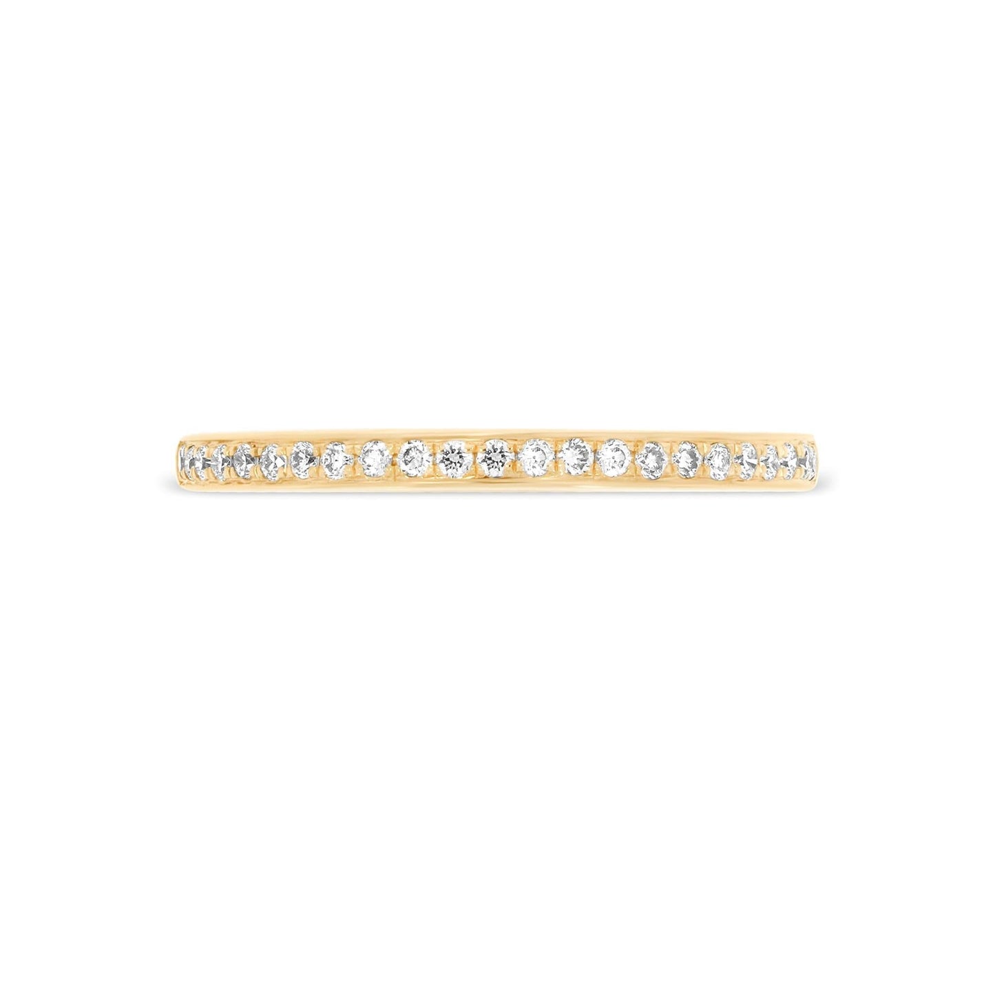 Pave Set Diamond Band