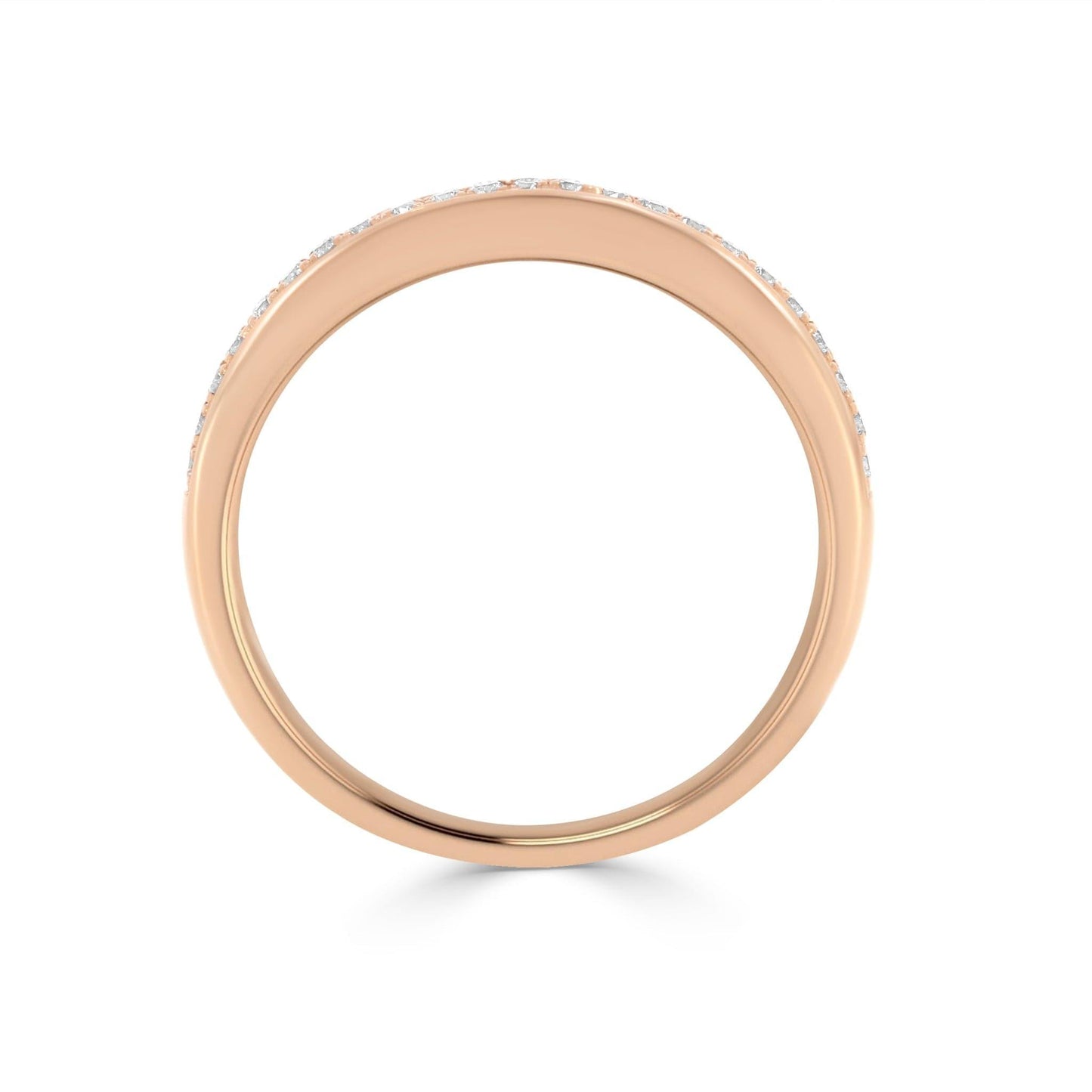 Pave Set Diamond Band