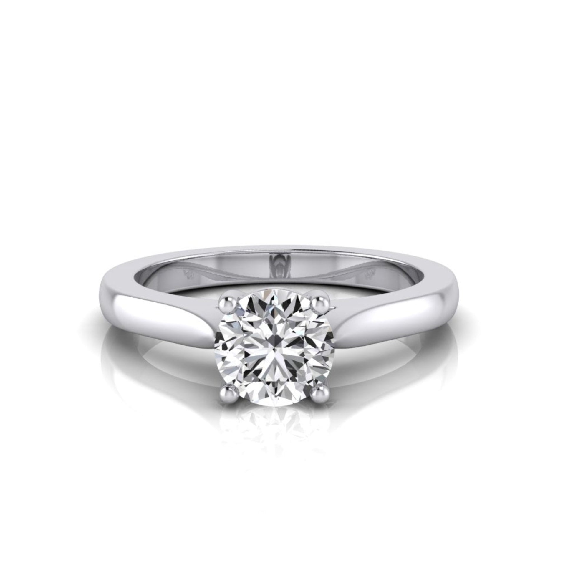 Madeline Solitaire Diamond 4 Claw Ring