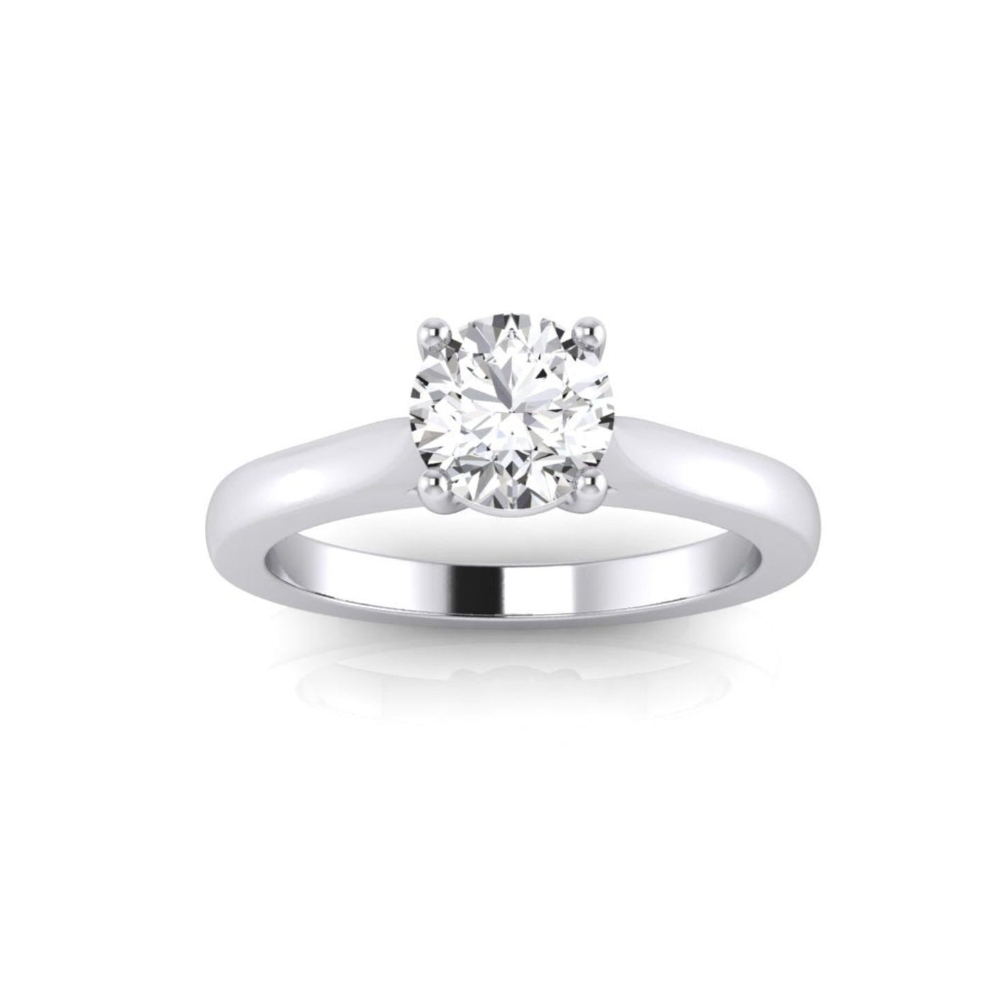 Madeline Solitaire Diamond 4 Claw Ring