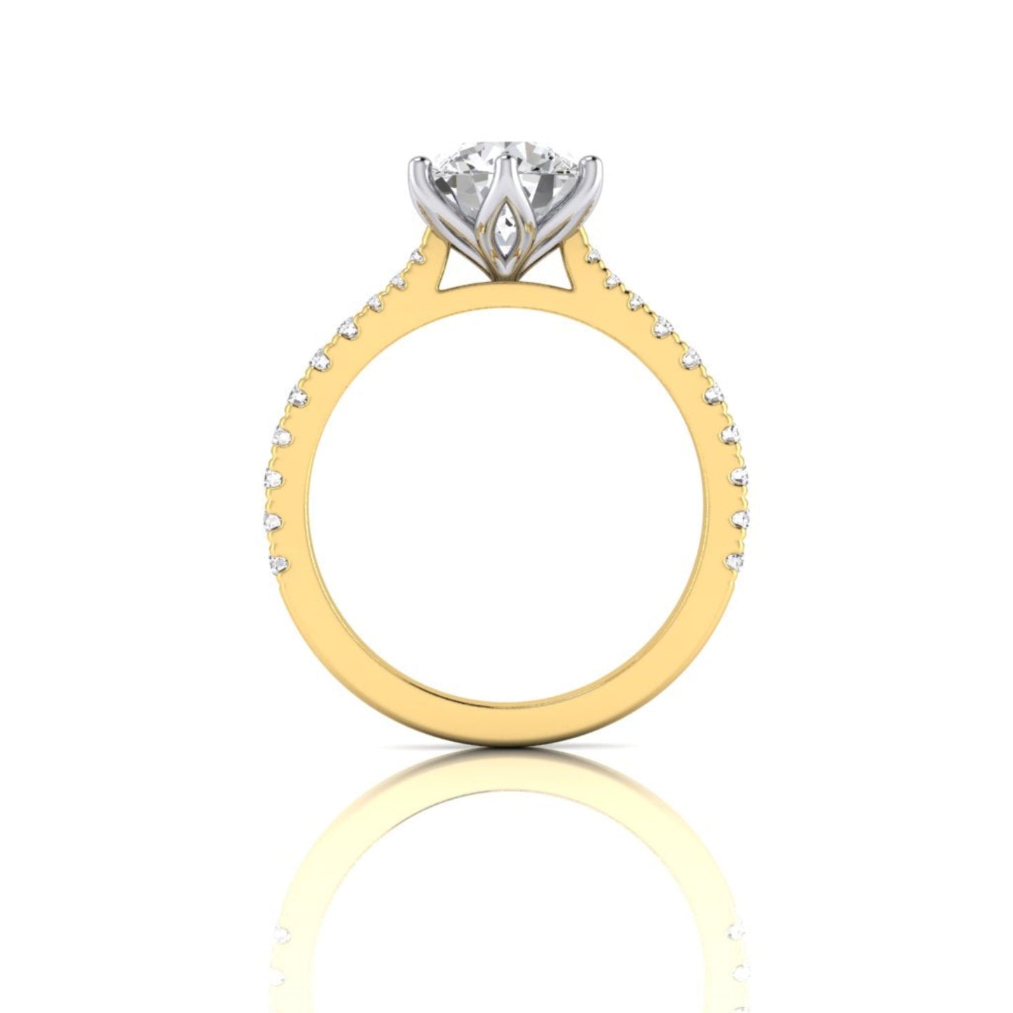 Jamie Brilliant Solitaire Diamond 6 Claw Ring