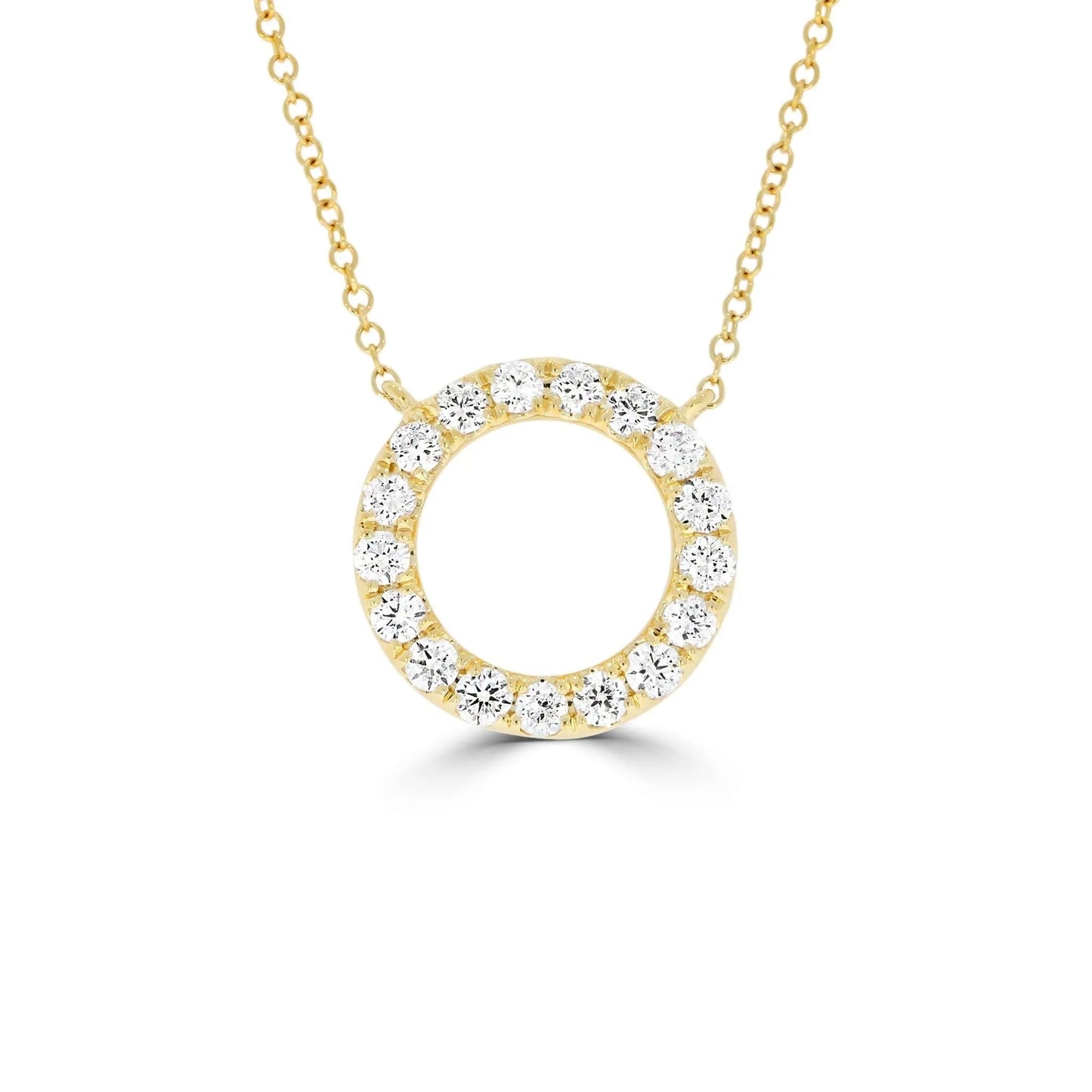 Circle of Life Large Diamond Pendant