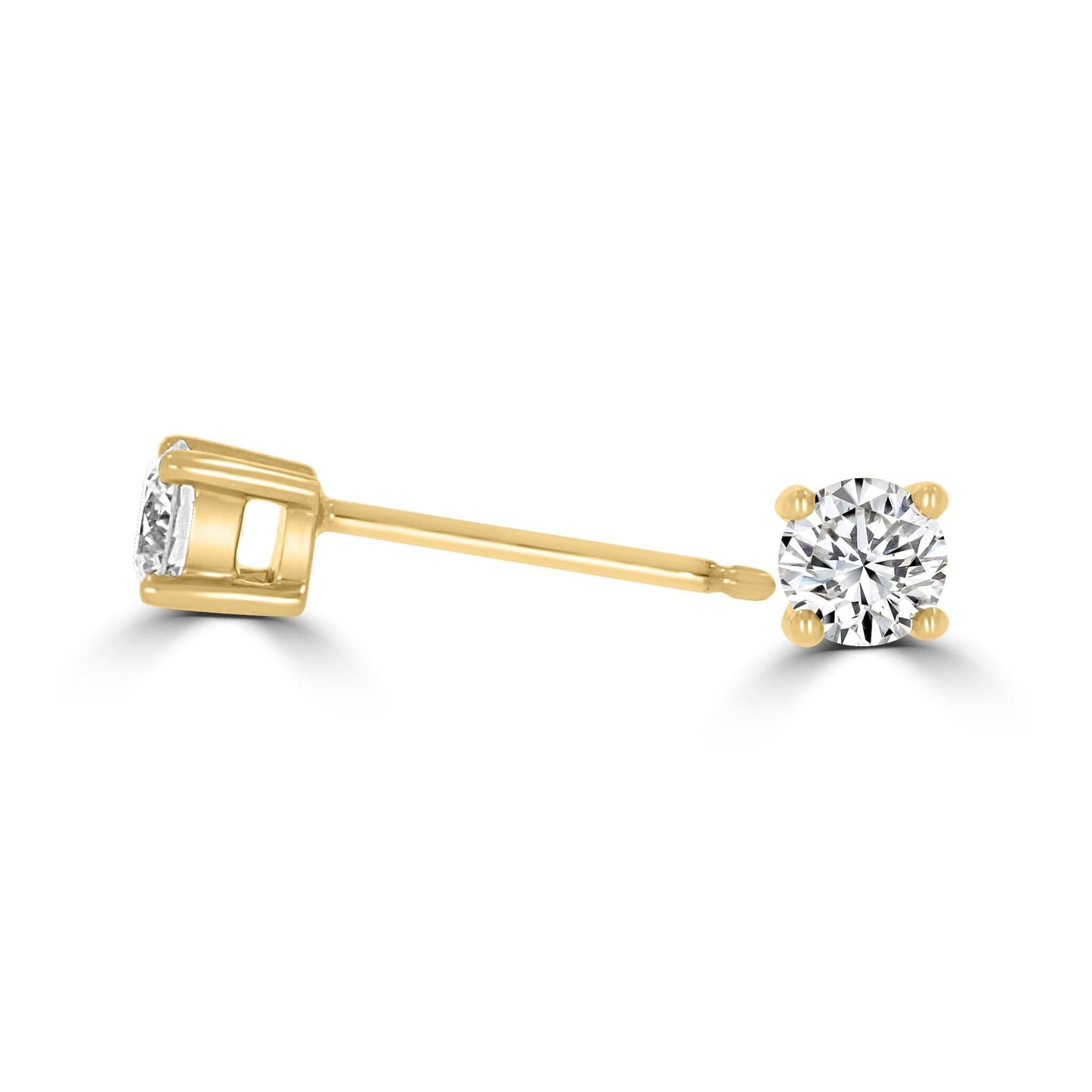 Timeless Diamond 0.20tcw 4 Claw Earrings