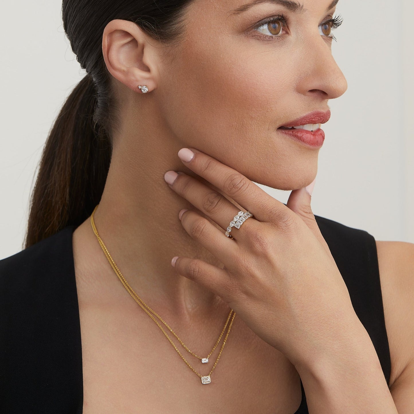Timeless Duo Diamond Earrings