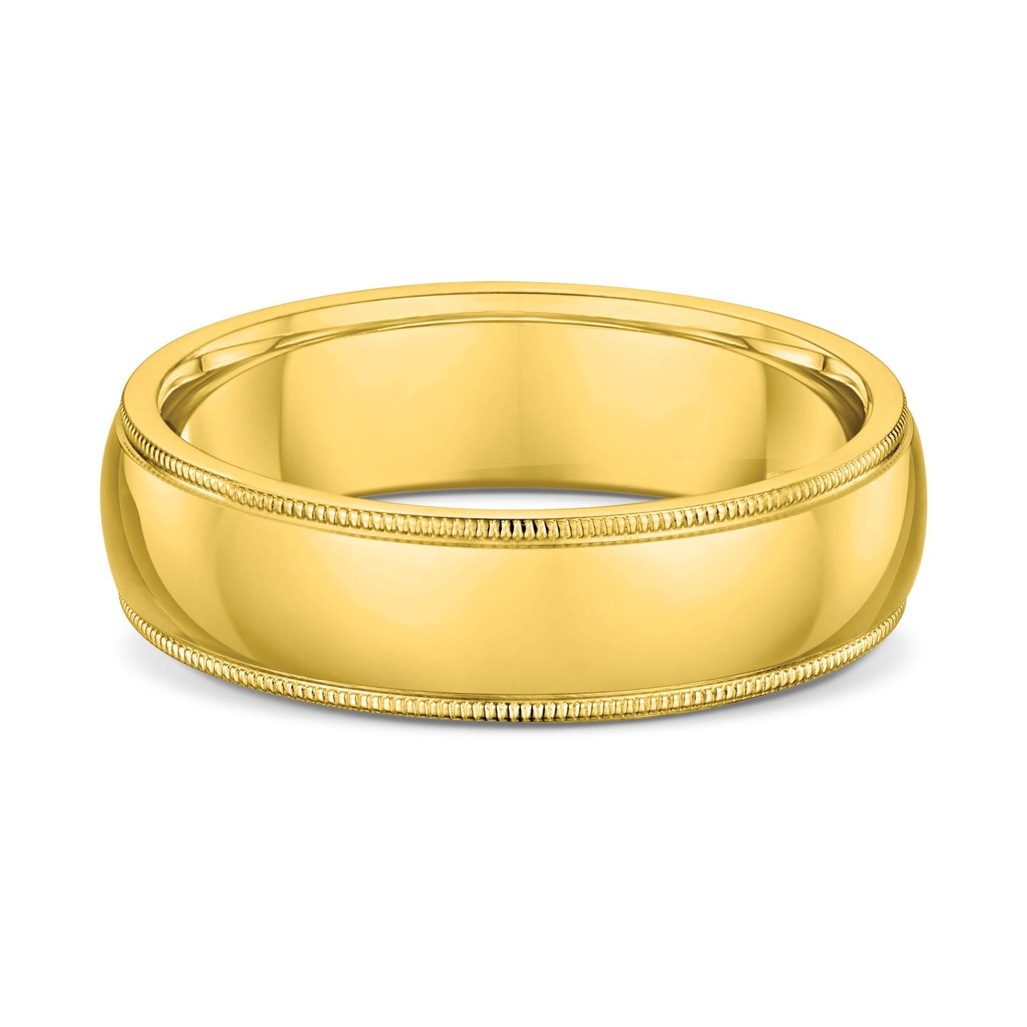 Millgrain Edged Wedding Band