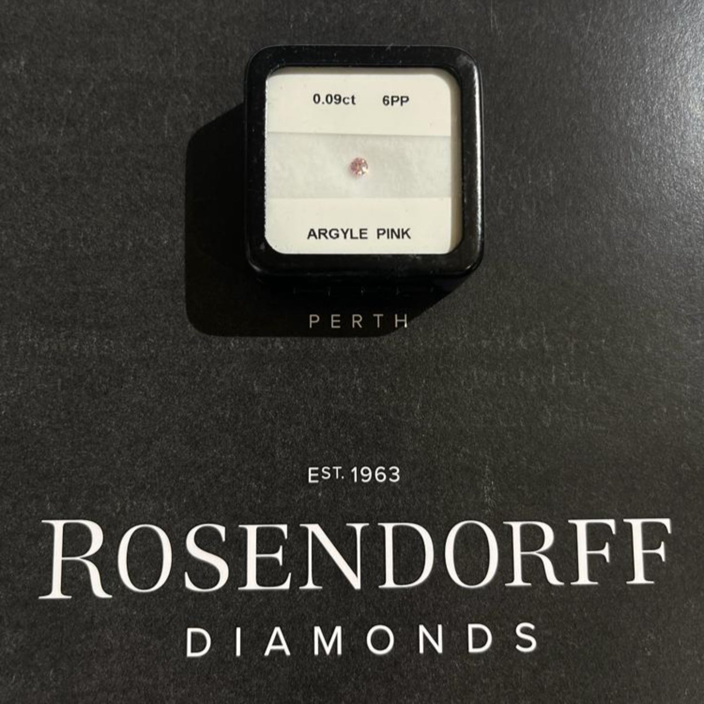 6PP 0.09ct Certified Loose Pink Diamond From W