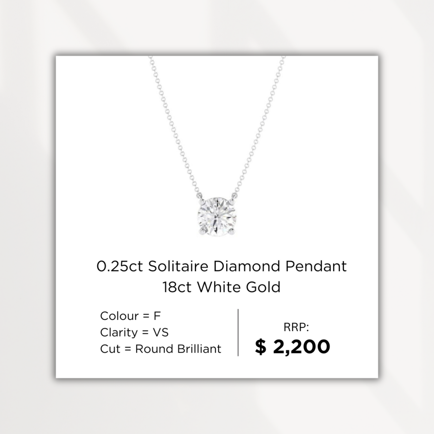 0.25ct Two Piece Jewellery Set