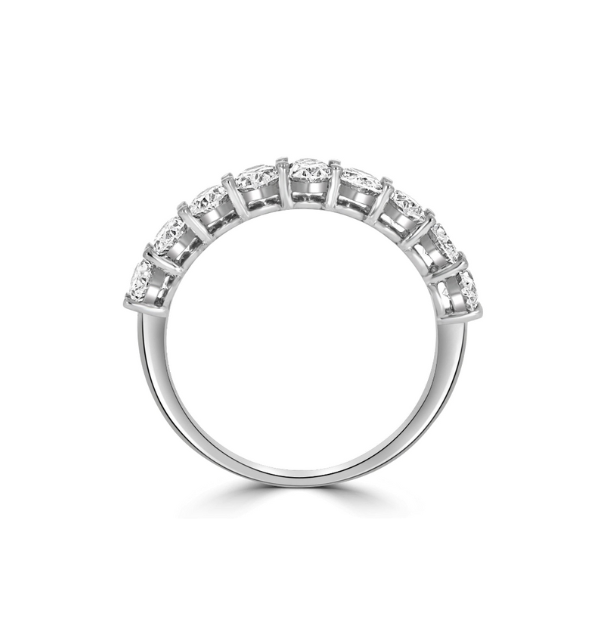9-Stone Oval Eternity Ring