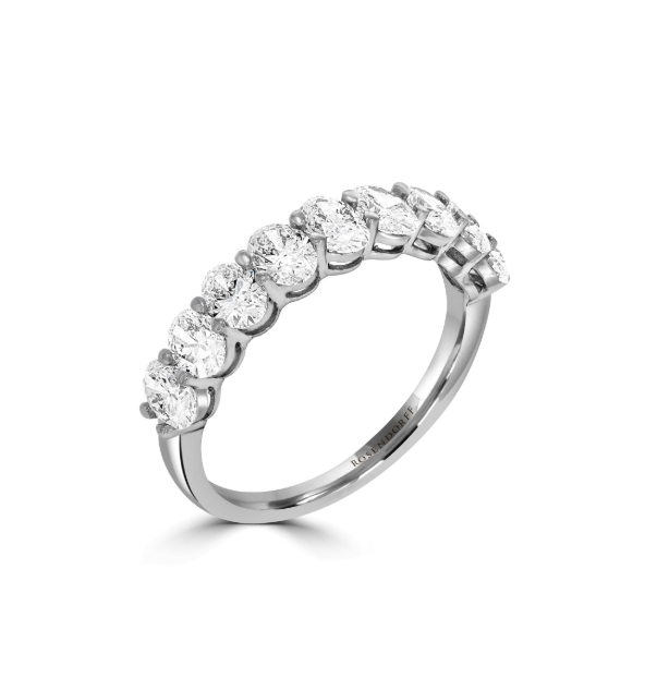 9-Stone Oval Eternity Ring