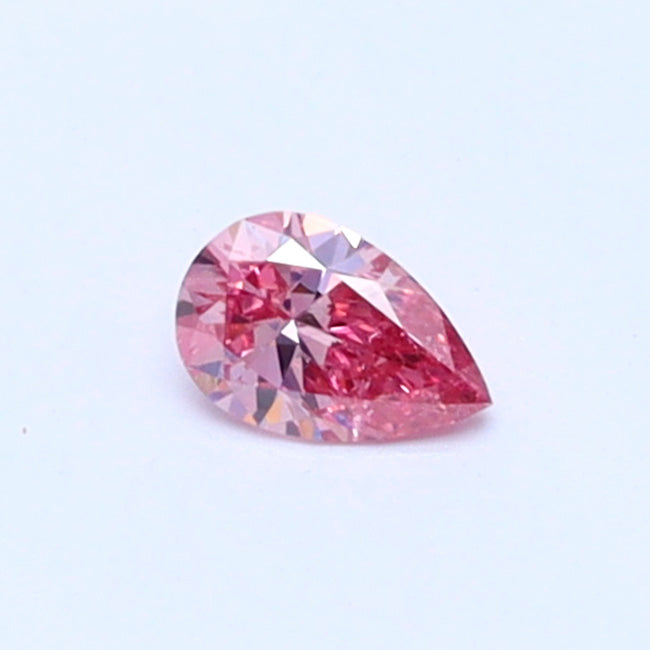 Argyle Pear 0.08ct 3P SI2 Certified Loose Pink Diamond From WA