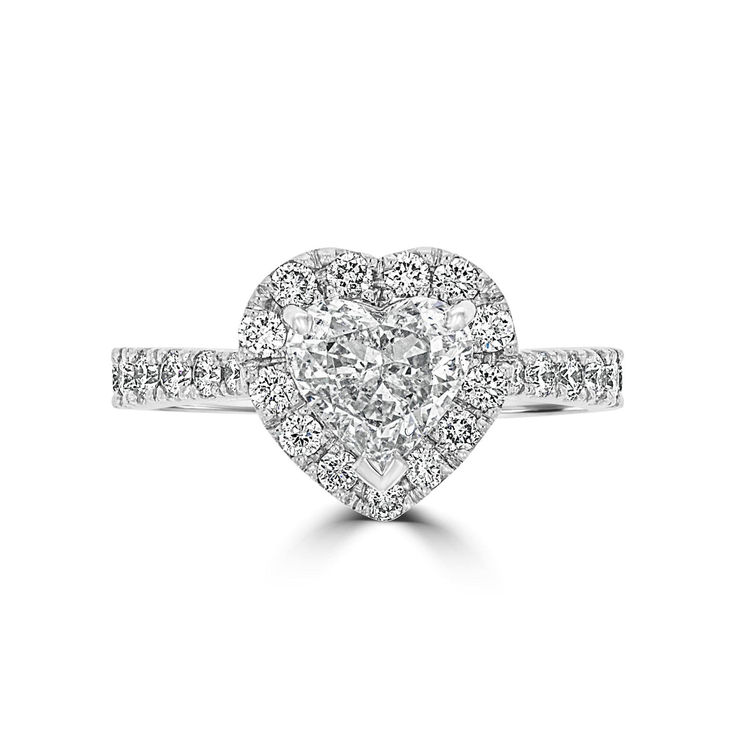 Bella Heart Halo Ring