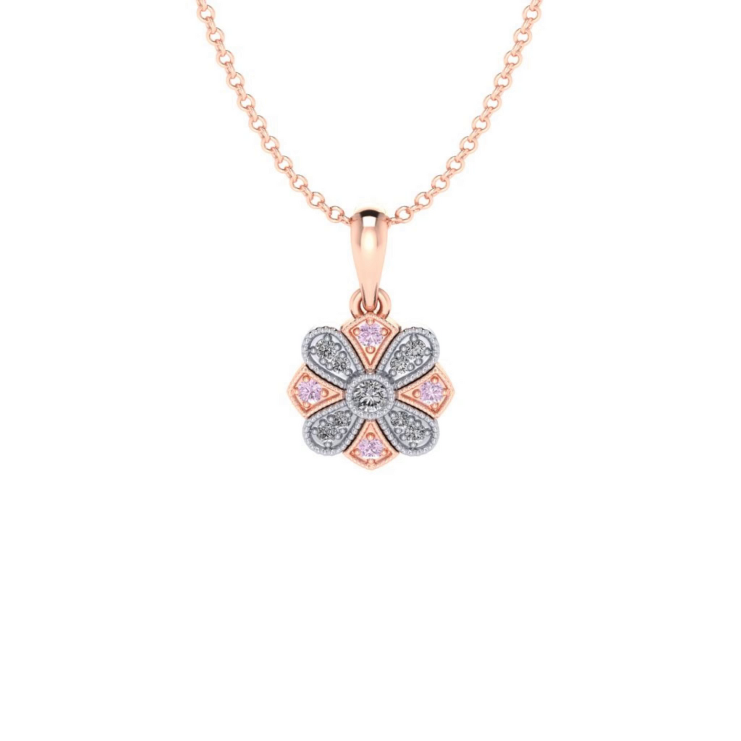 Eminence Pinks Vintage Pendant - Rosendorff Diamonds
