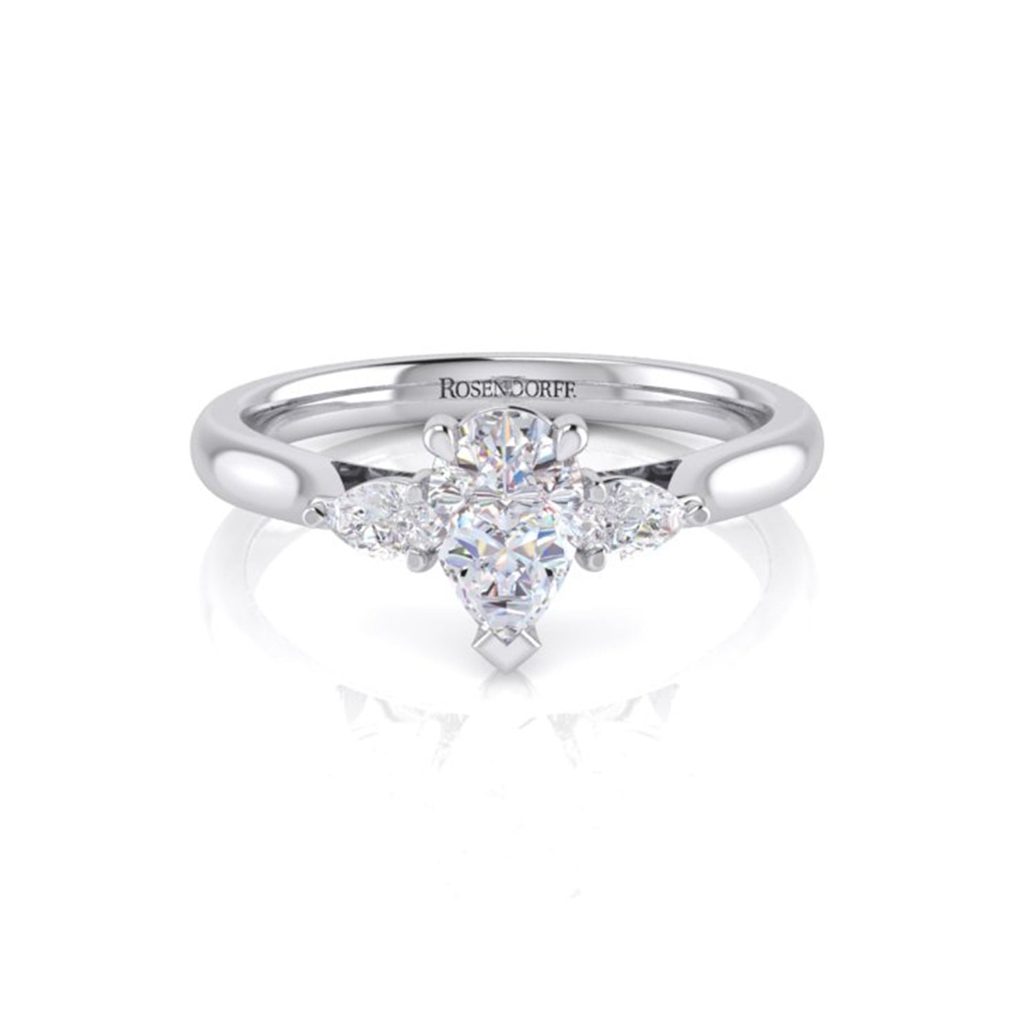 Emma Pear Diamond Trilogy Ring