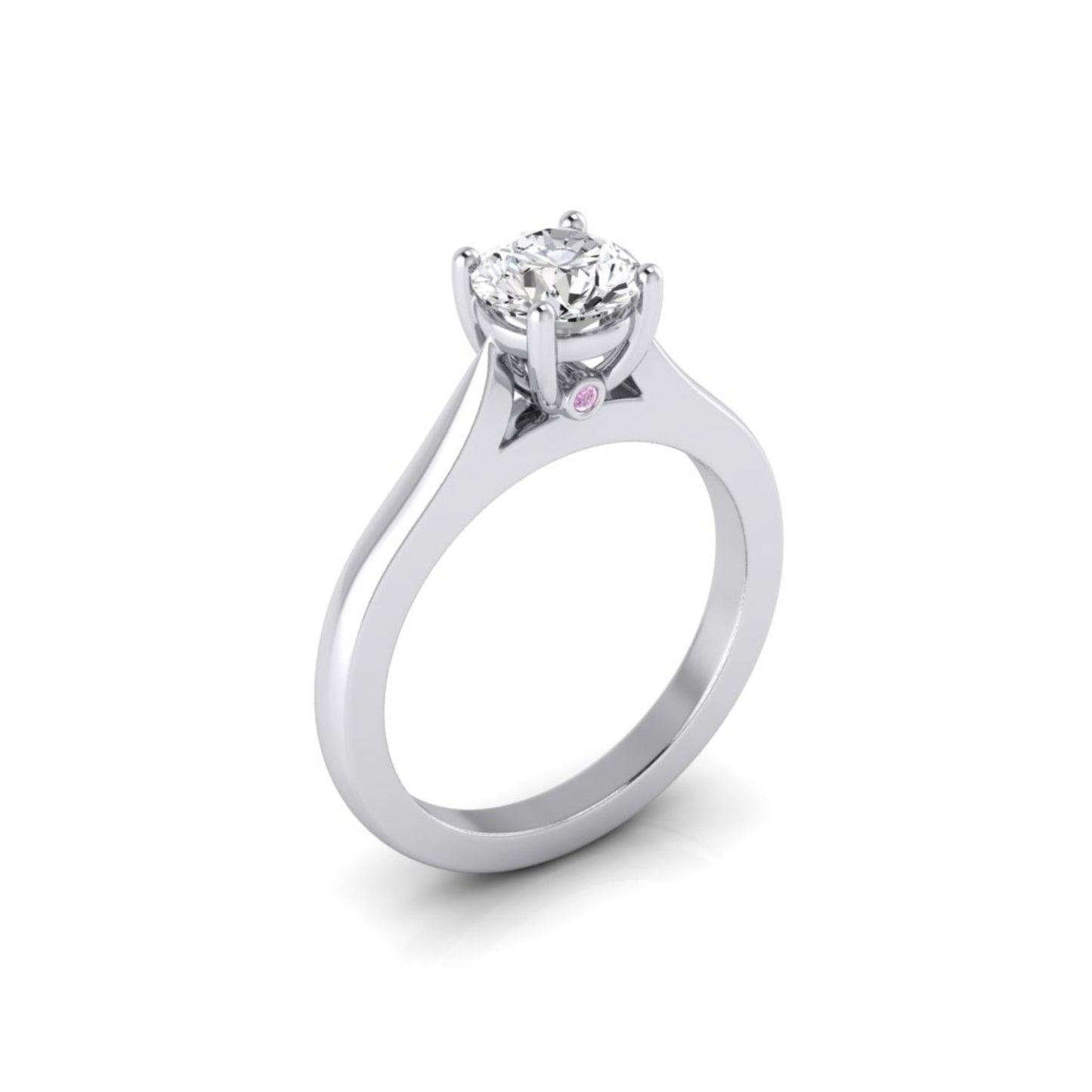 Madeline Solitaire Diamond 4 Claw Ring