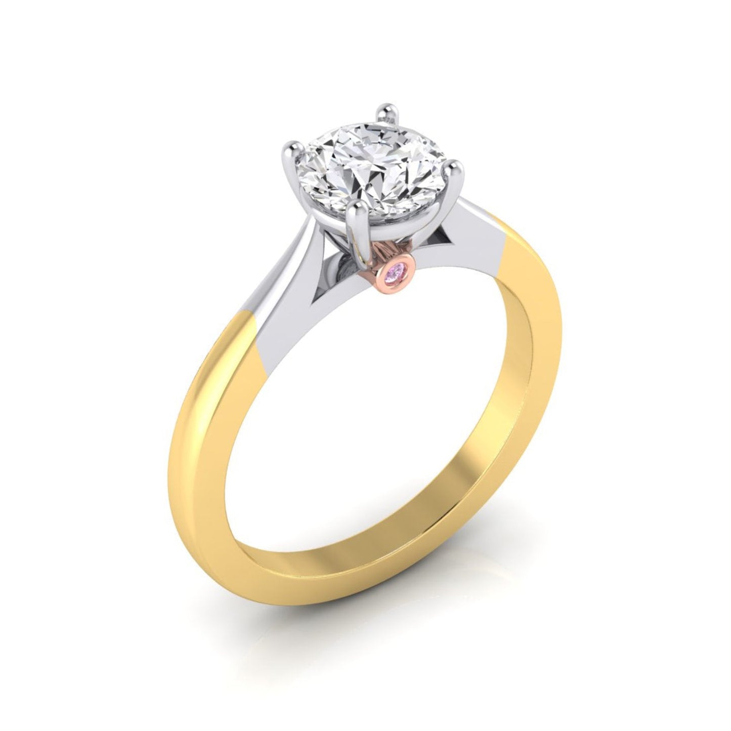 Madeline Solitaire Diamond 4 Claw Ring