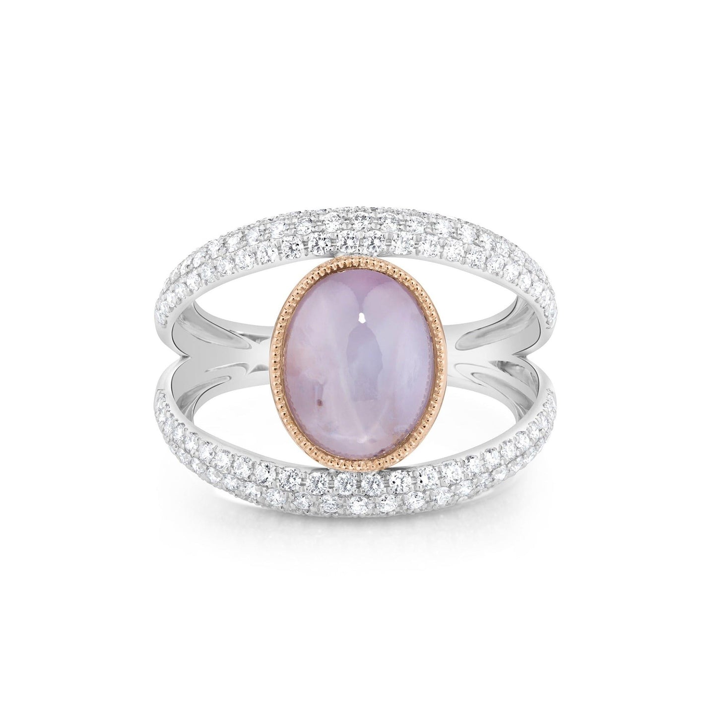Purple Star Sapphire Dress Ring