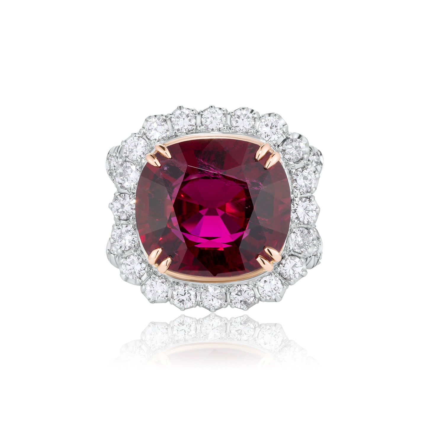 Rubellite Cushion-Cut