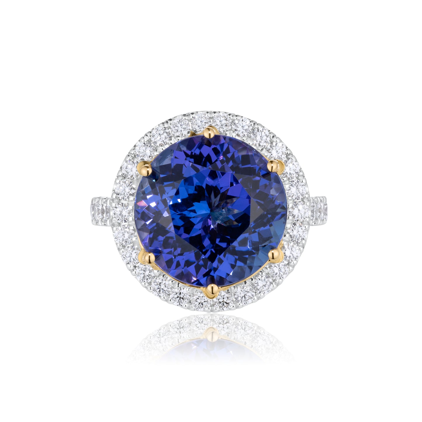 Tanzanite Round Cocktail Ring