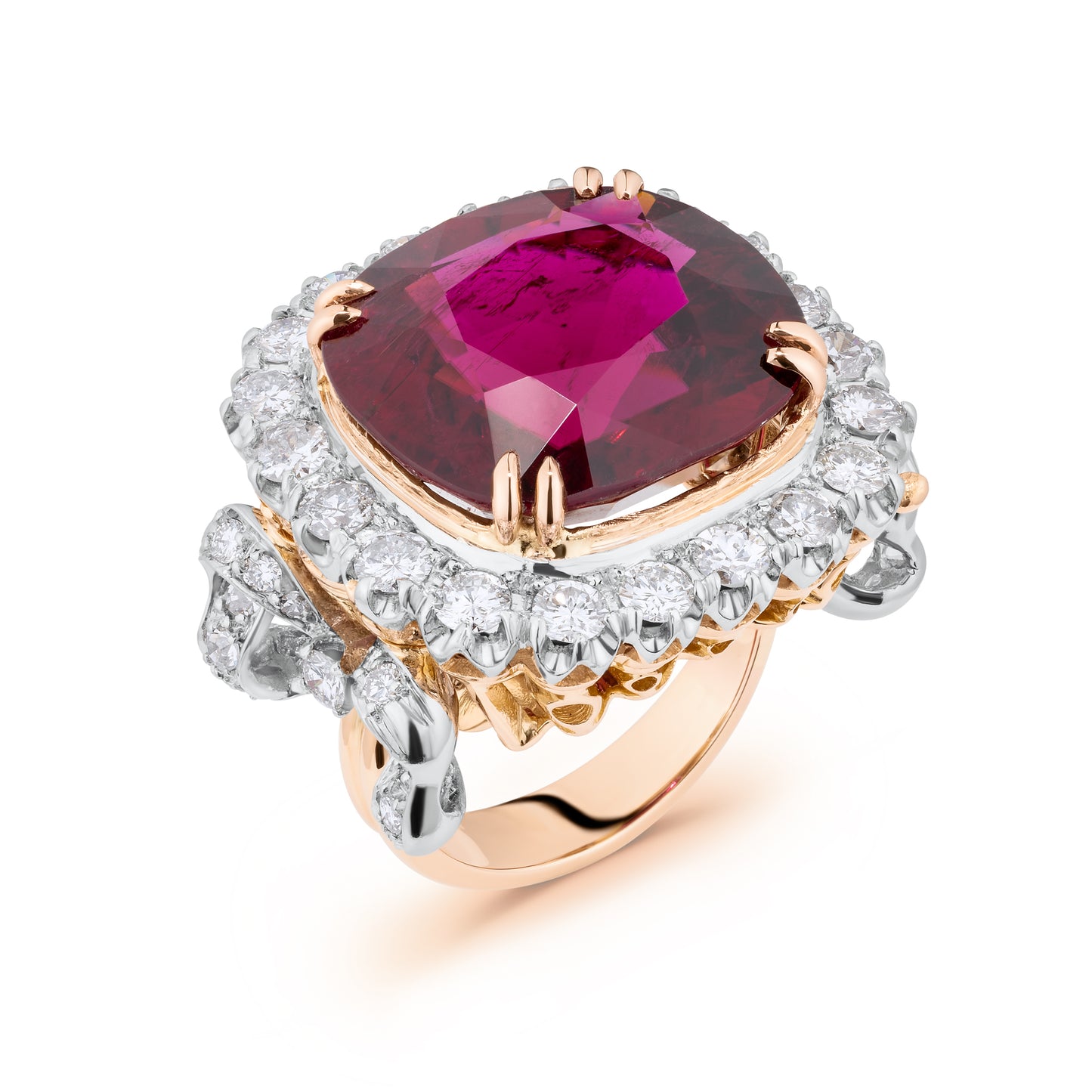 Rubellite Cushion-Cut