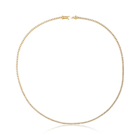 4.73ct Diamond Tennis Necklace