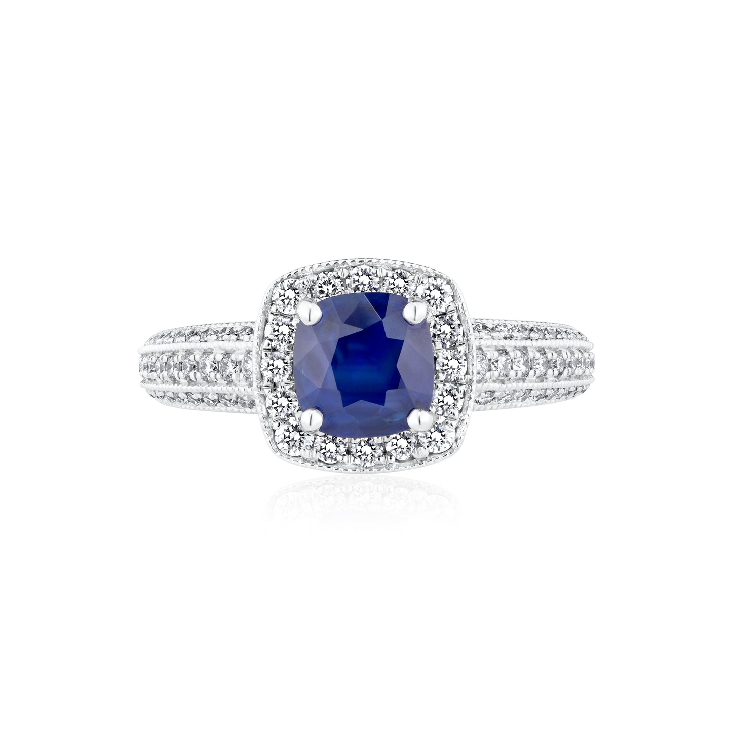 1.44ct Royal Blue Sapphire Ring