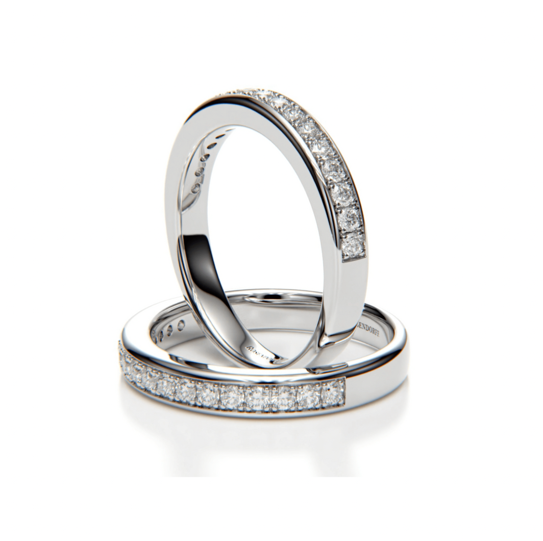Pave 0.30ct Diamond Band