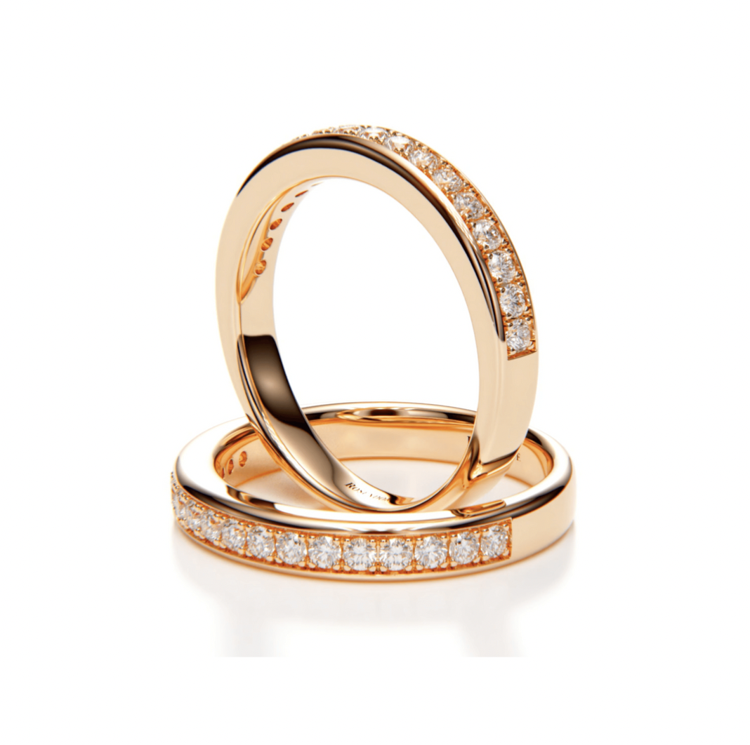 Pave 0.30ct Diamond Band