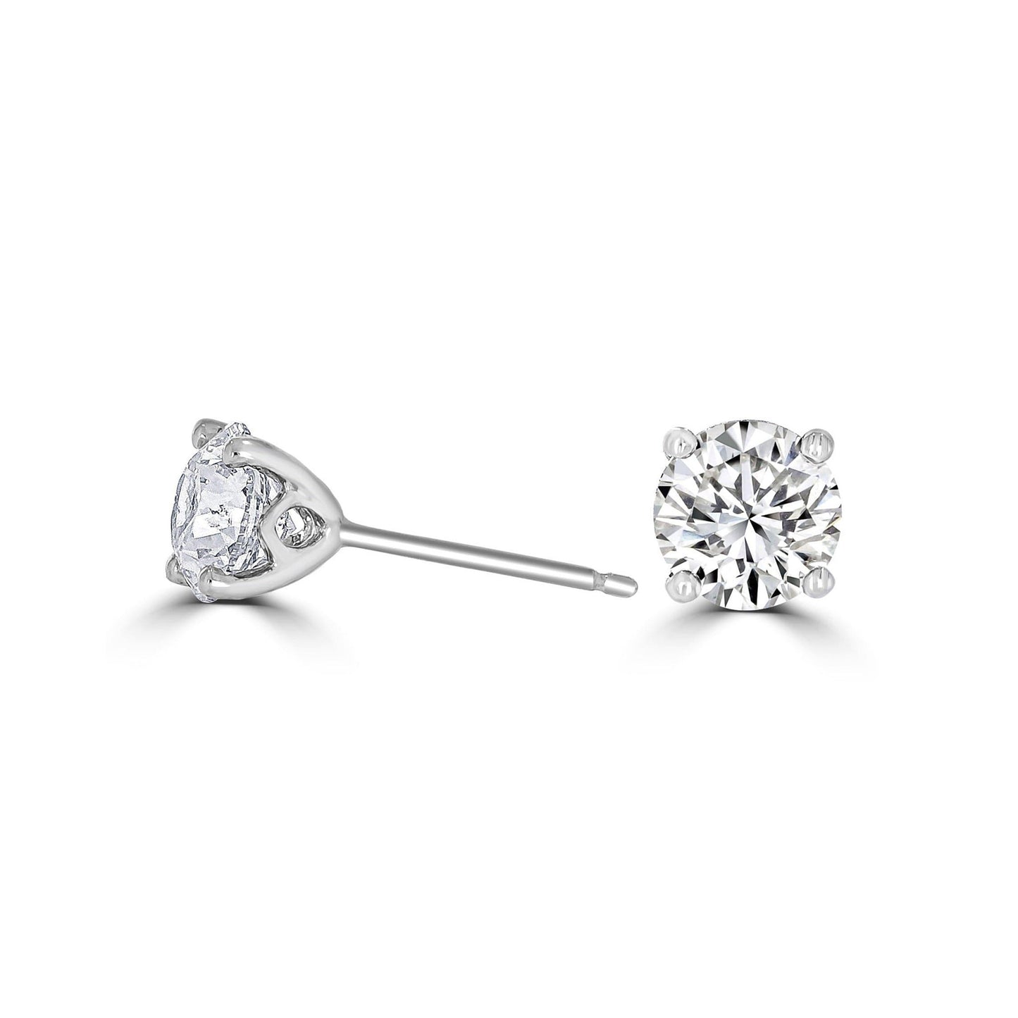 Timeless Diamond 0.20tcw 4 Claw Earrings