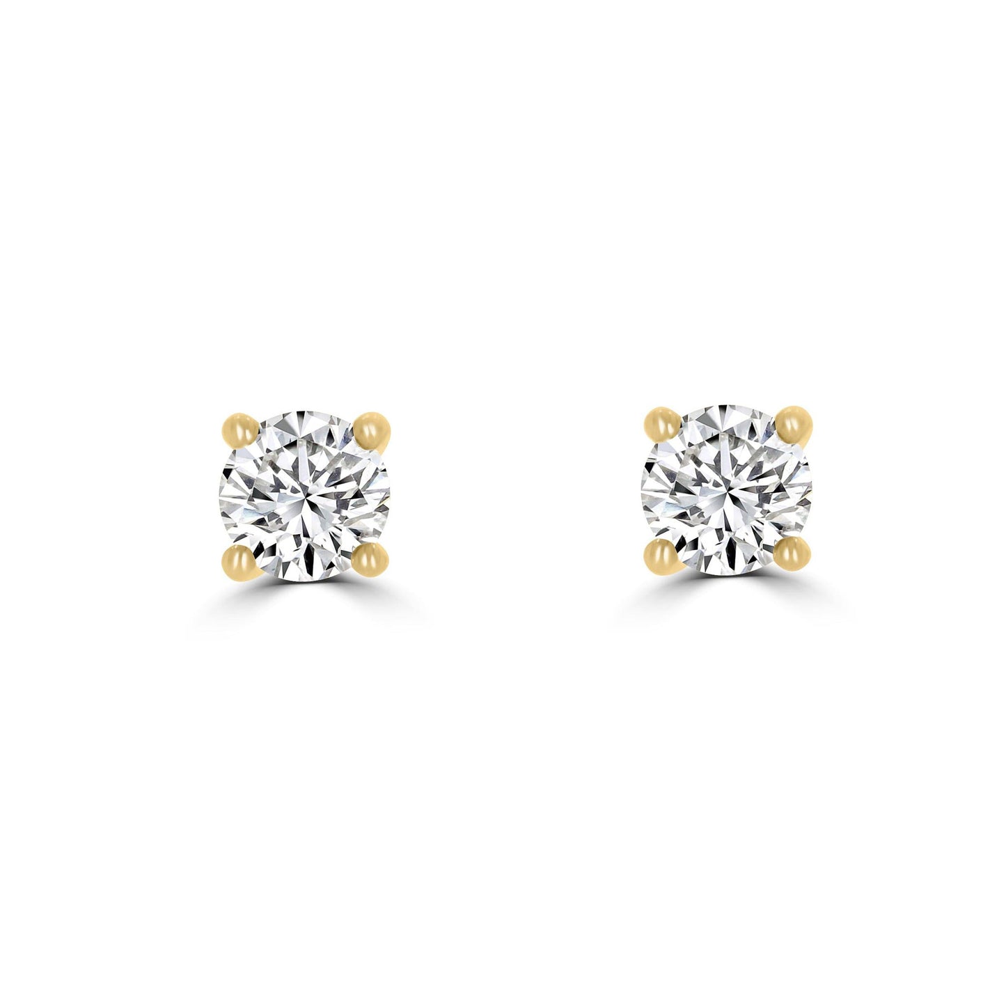 Timeless Diamond 0.20tcw 4 Claw Earrings