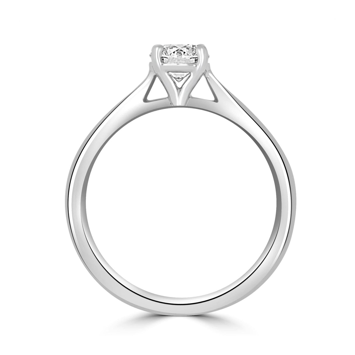 Tina Diamond Solitaire Engagement 4 Claw Ring