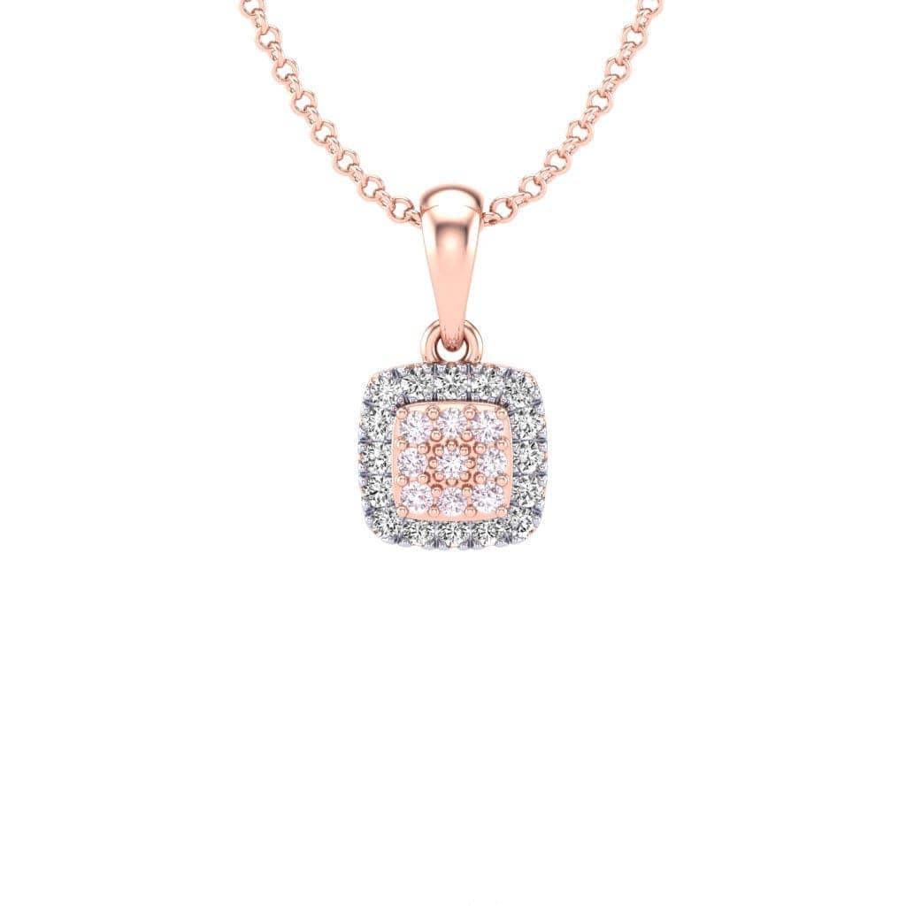 Eminence Pinks Square Pendant