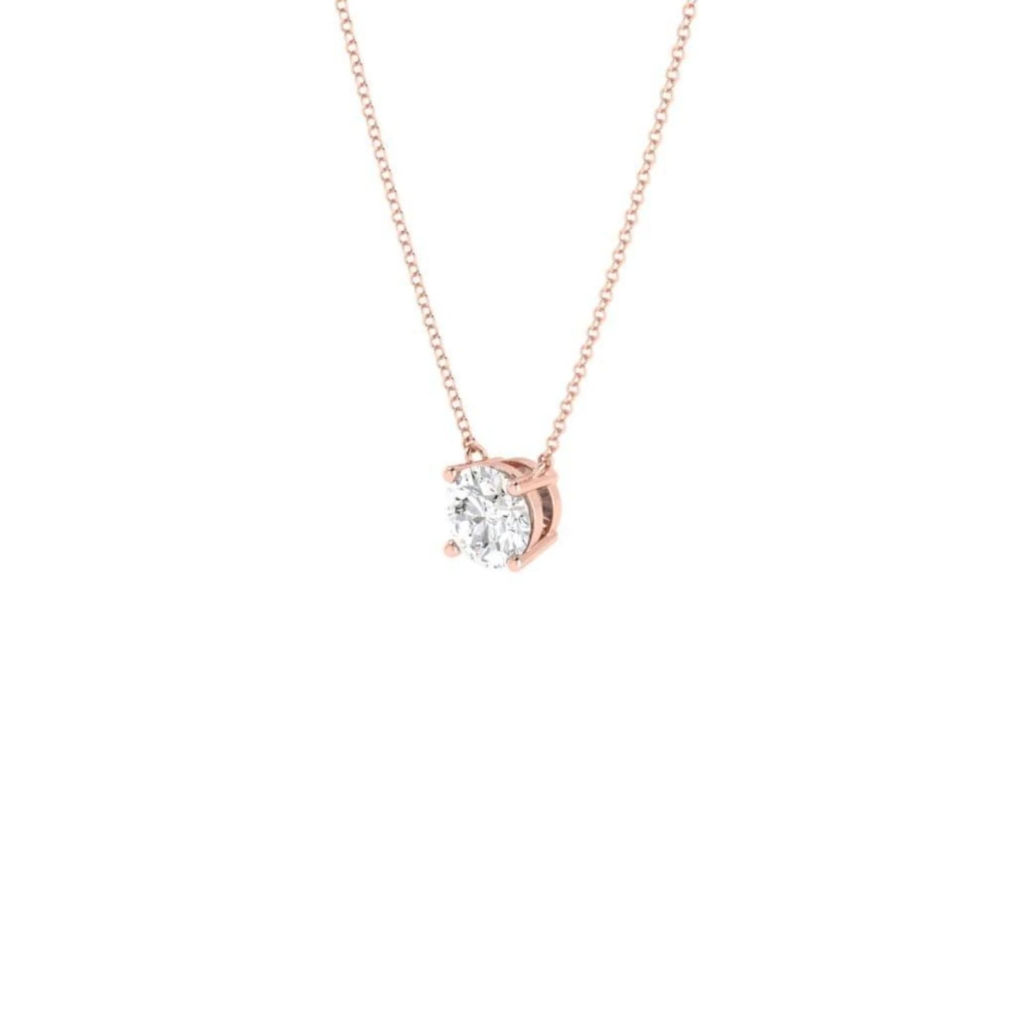 14ct Gold Solitaire Pendant
