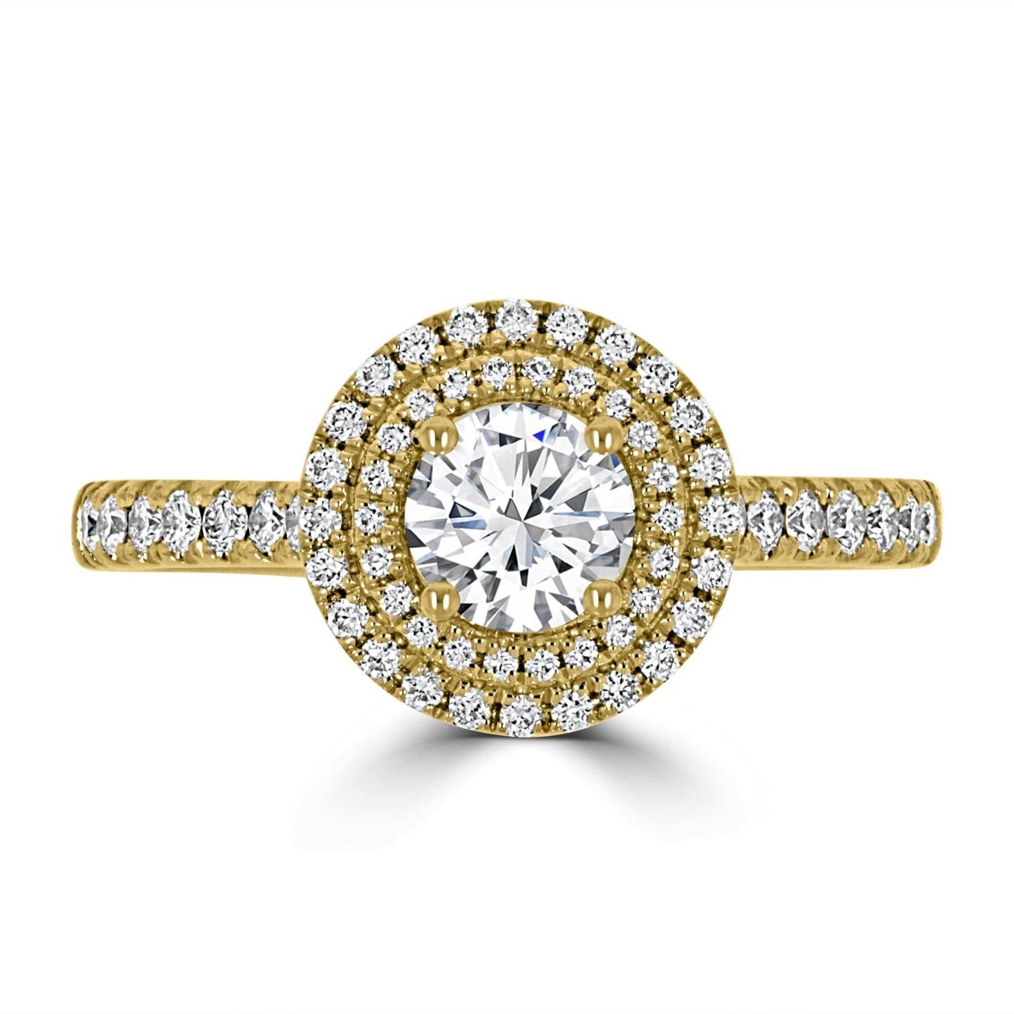 Double Halo Engagement Ring - Rosendorff Diamond Jewellers