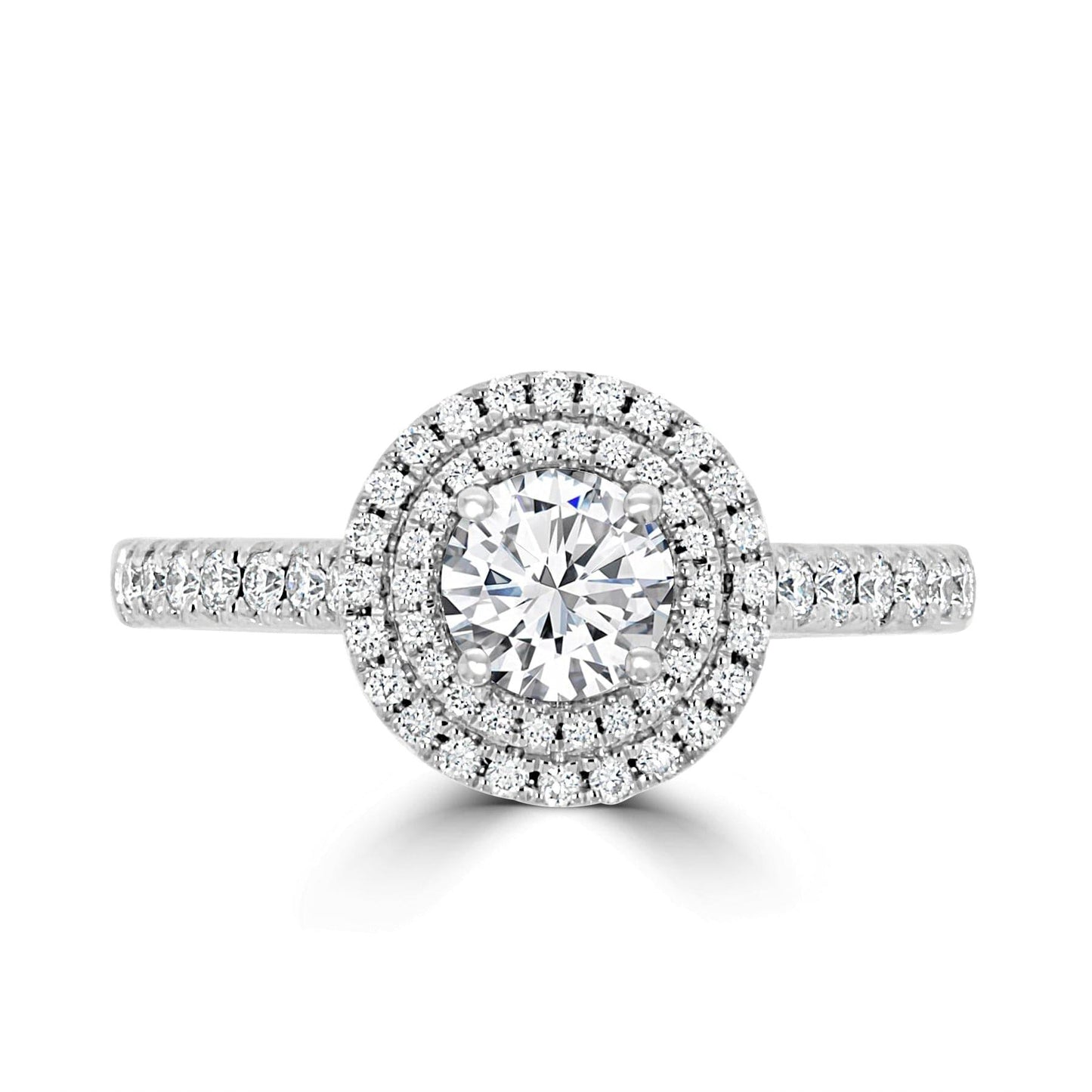 Double Halo Engagement Ring - Rosendorff Diamond Jewellers