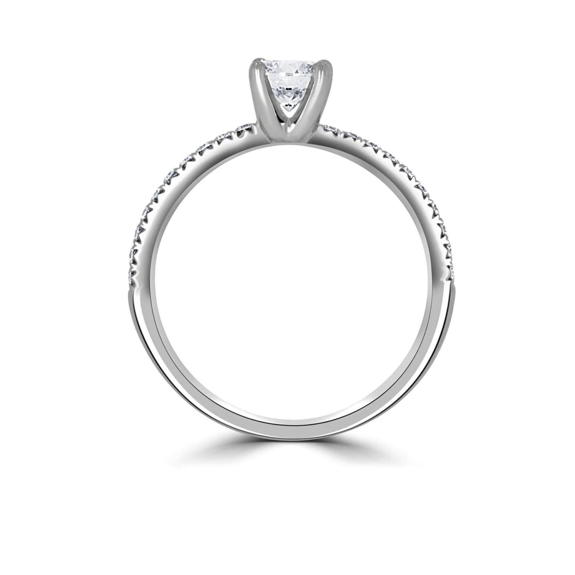 Four Claw Diamond Engagement Ring - Rosendorff Diamond Jewellers