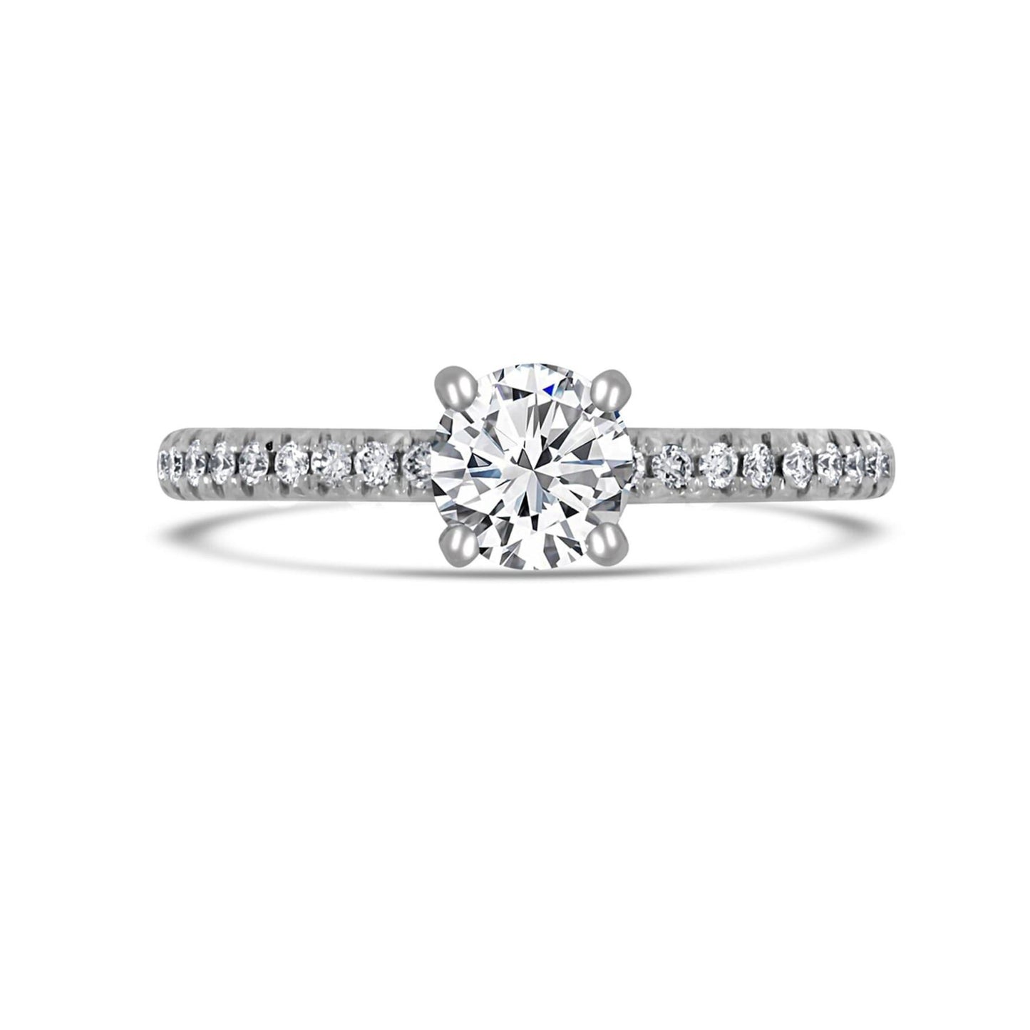 Four Claw Diamond Engagement Ring - Rosendorff Diamond Jewellers