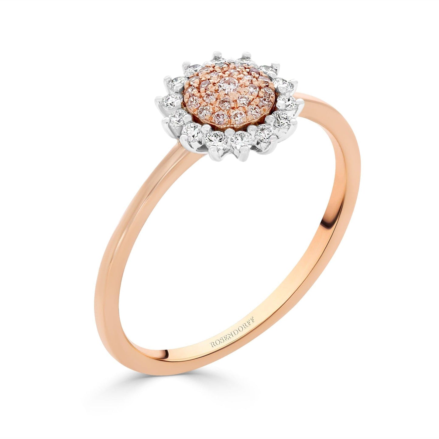 Eminence Pinks Diamond Sunflower Ring - Rosendorff Diamond Jewellers