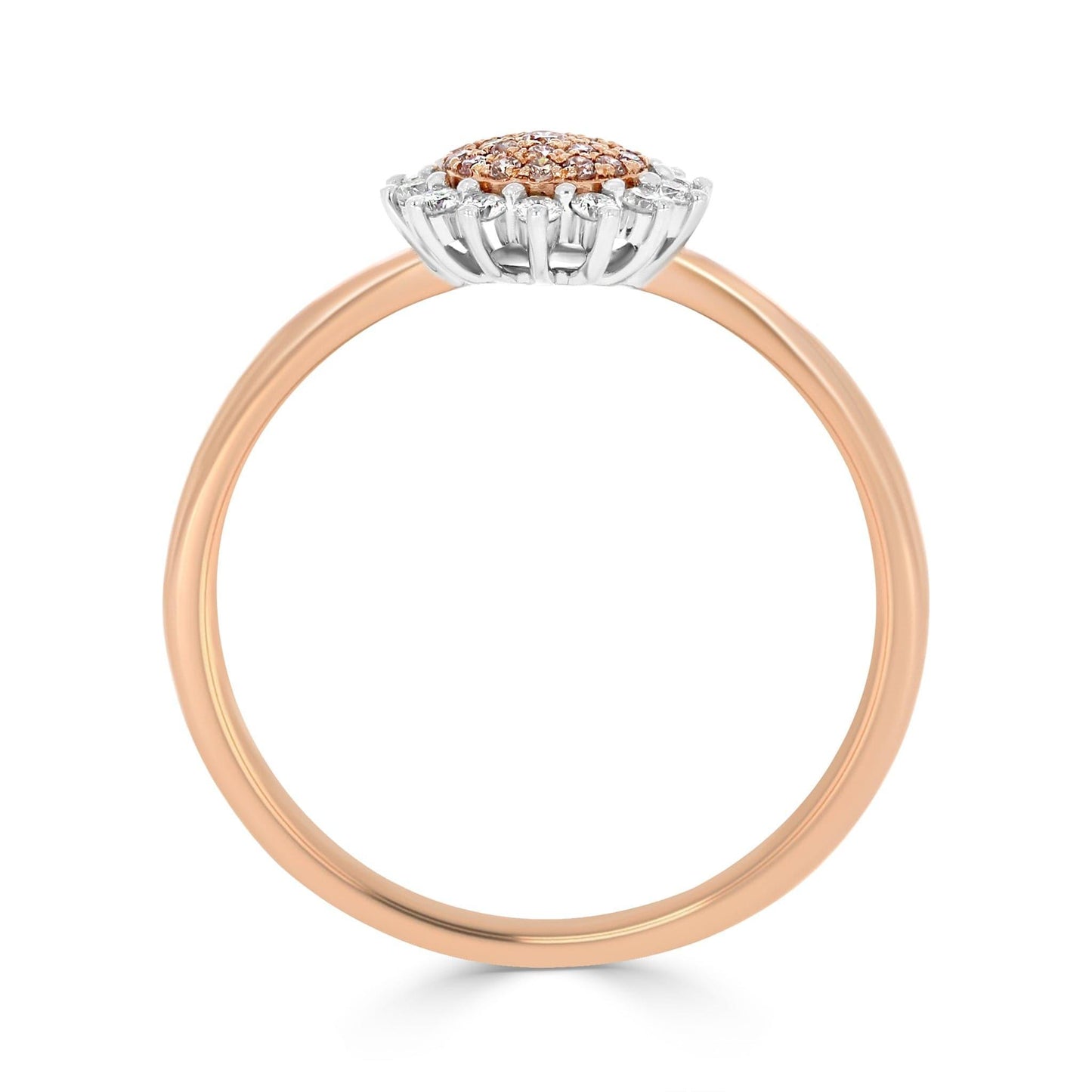 Eminence Pinks Diamond Sunflower Ring - Rosendorff Diamond Jewellers