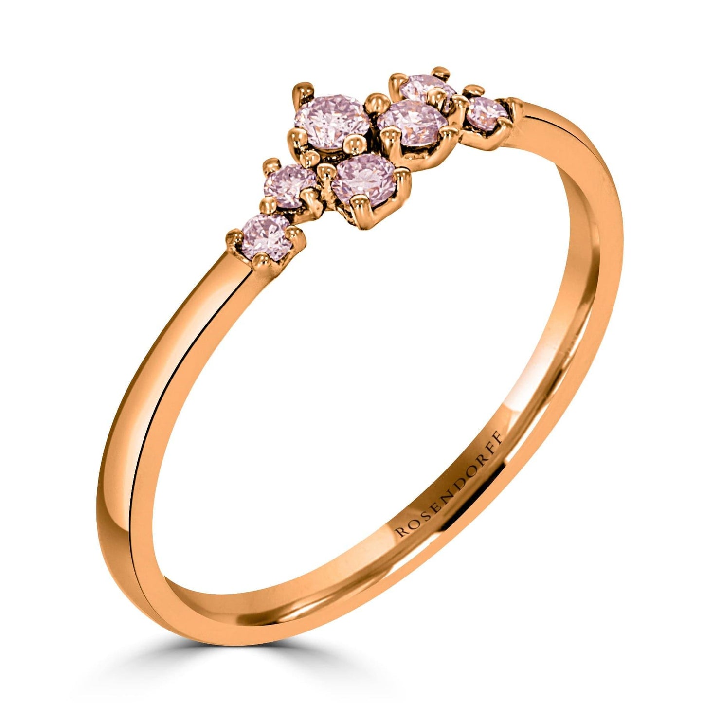 Eminence Pinks Scattered Diamond Ring RG - Rosendorff Diamond Jewellers