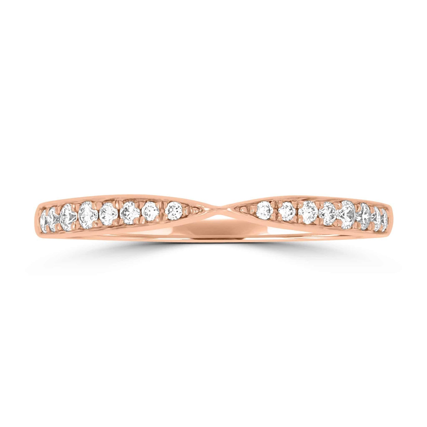 Bow-Tie Pave Set Band