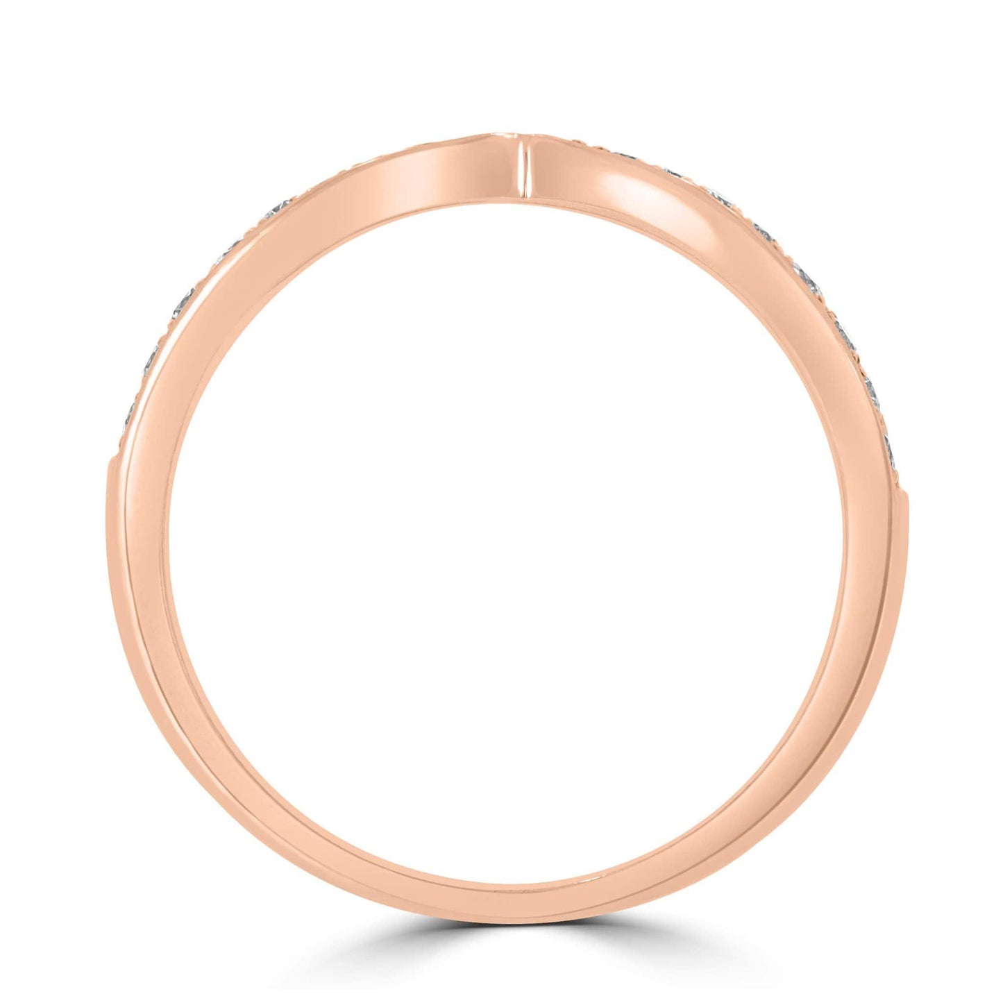 Bow-Tie Pave Set Band