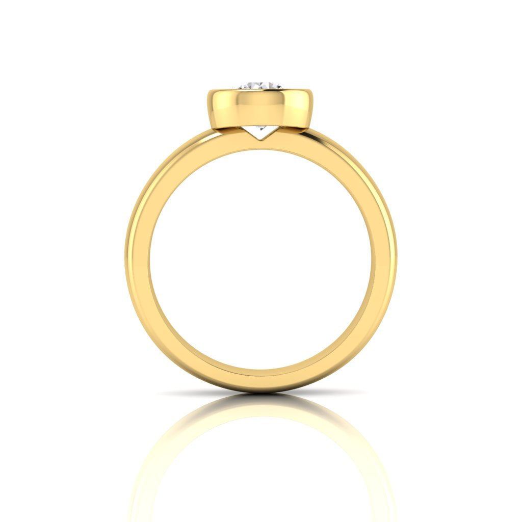 Megan Brilliant diamond Bezel Ring
