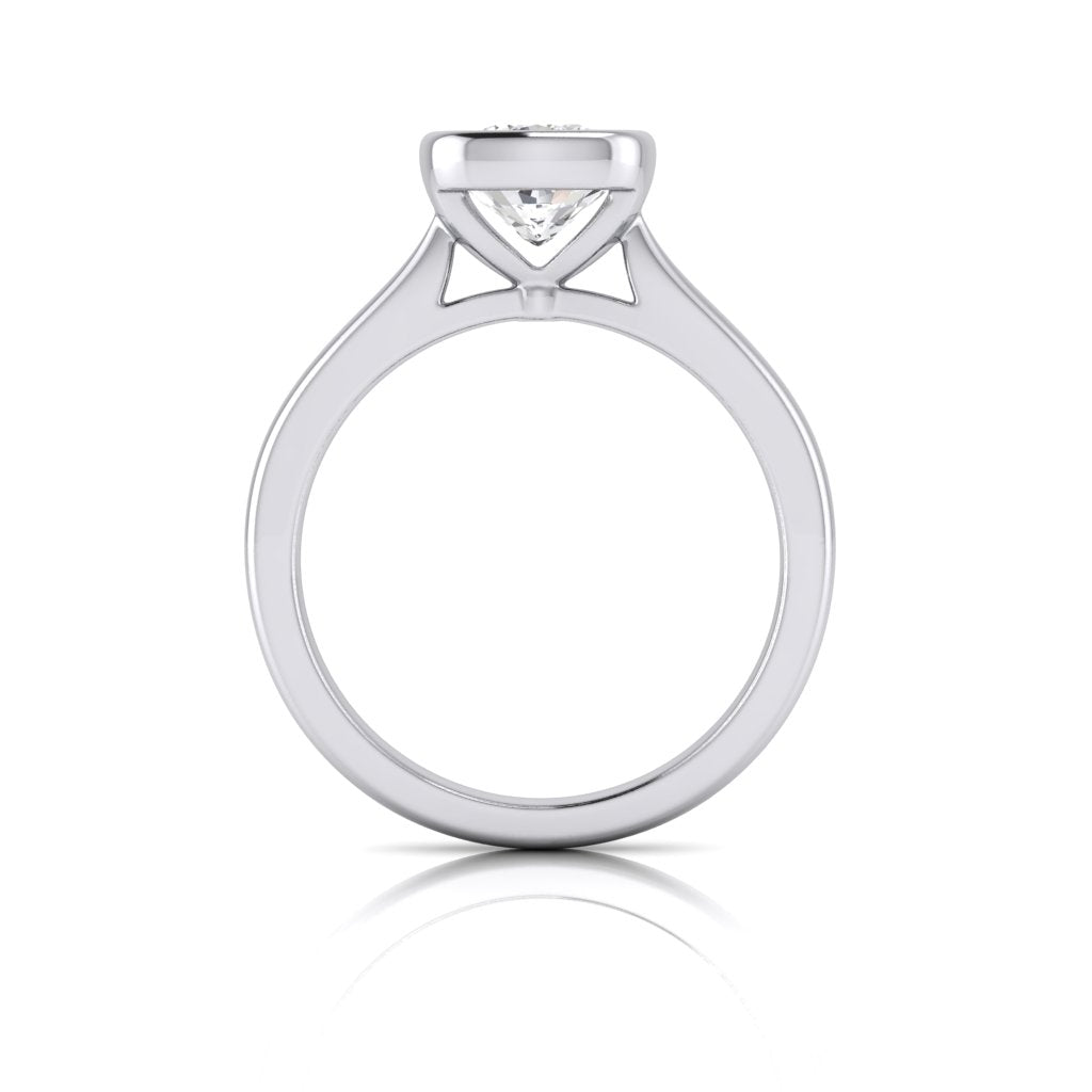 Kasia Cushion Diamond Solitaire Ring