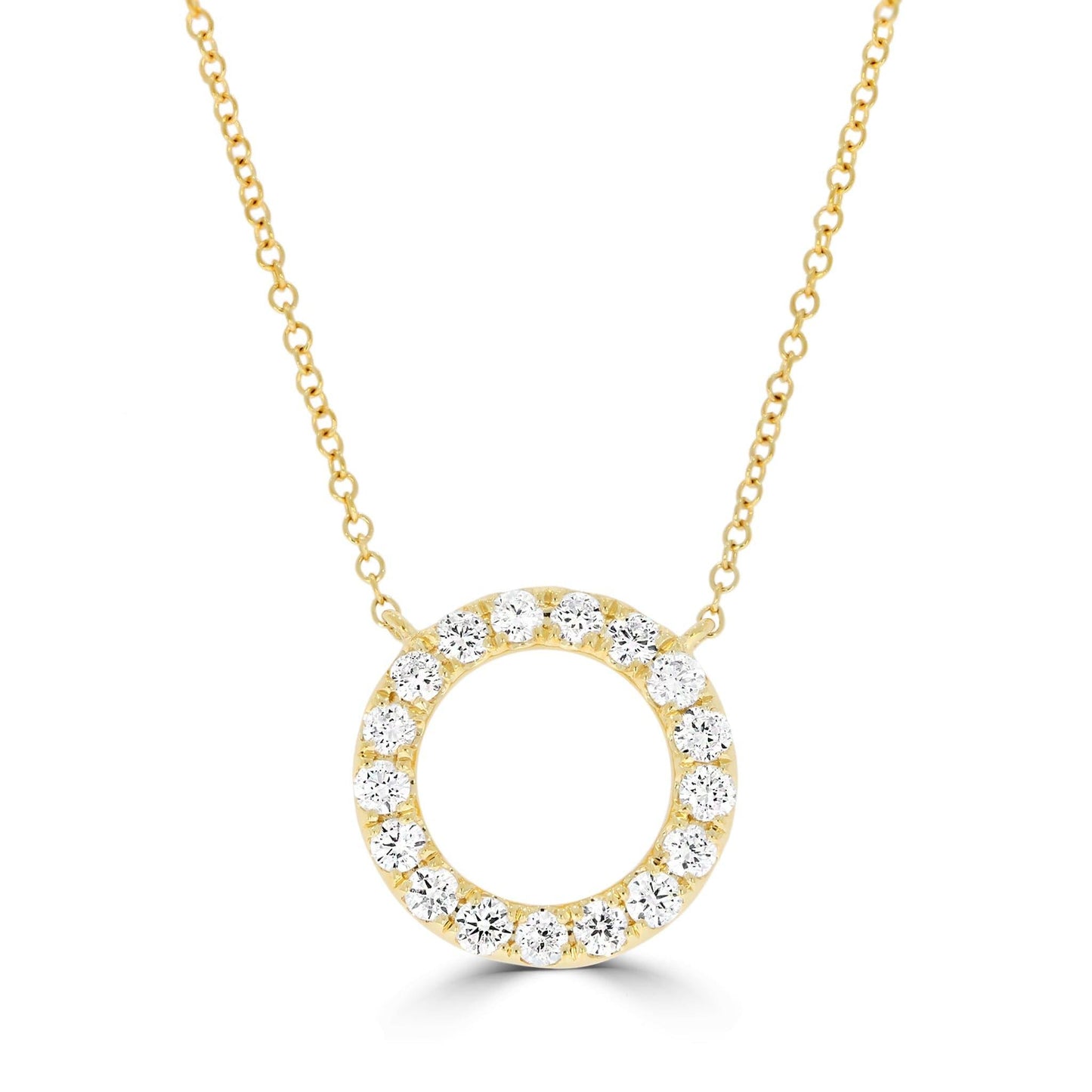 Circle of Life Large Diamond Pendant