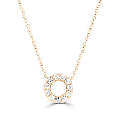 Circle of Life Small Diamond Pendant - Rosendorff Diamond Jewellers
