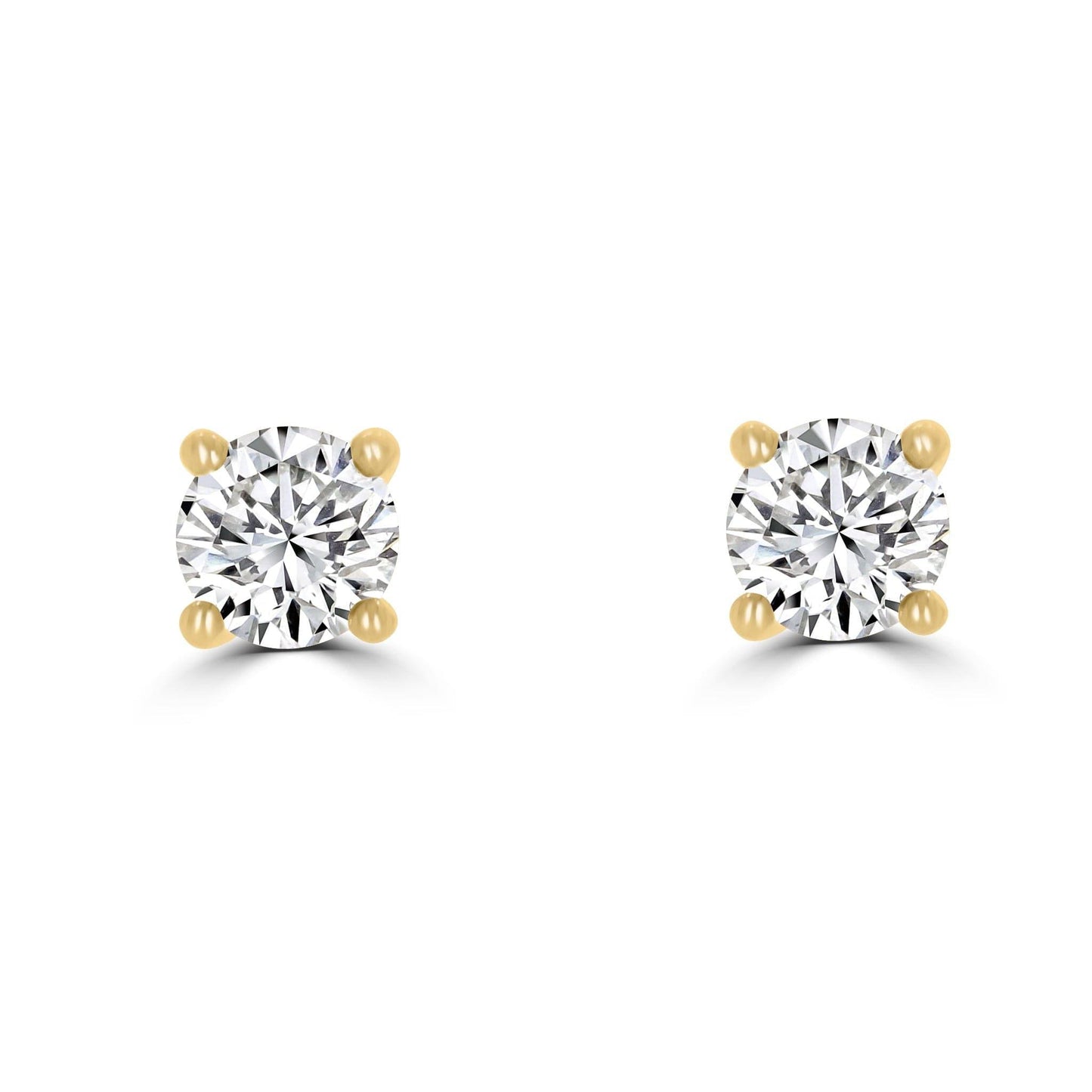 Timeless Diamond 0.60tcw 4 Claw Earrings