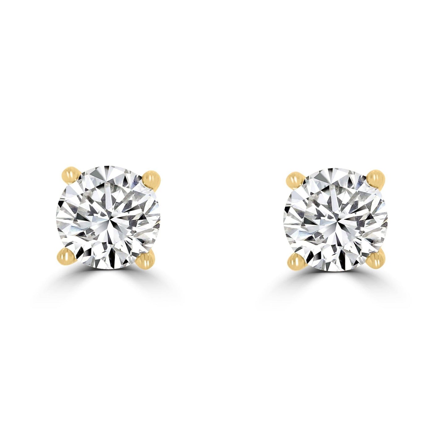 Timeless Diamond 0.50tcw 4 Claw Earrings