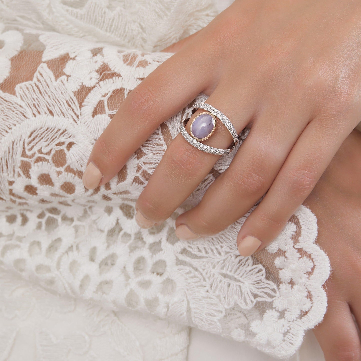 Purple Star Sapphire Dress Ring - Rosendorff Diamond Jewellers
