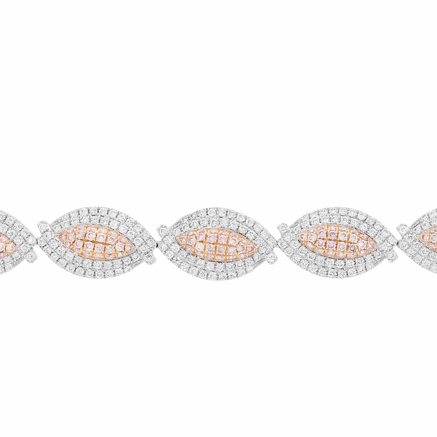 Pave Pink Diamond Bracelet - Rosendorff Diamond Jewellers