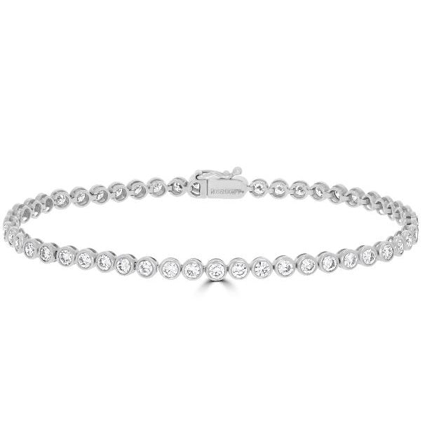 3ct Bezel Diamond Tennis Bracelet